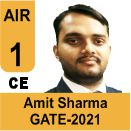 Amit-Sharma-GATE-2021-Topper-AIR1-CE