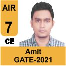 Amit-GATE-2021-Topper-AIR7-CE