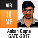 Gate Toppers-Rank 10 (ME)