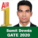 Sumit-Dewda-GATE-2020-Topper--AIR1-CE